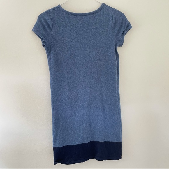 ⭐️LAST CHANCE⭐️ BODEN Slub Knit T-shirt Dress Blue/Navy - Picture 4 of 7